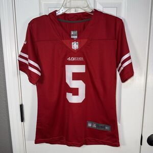 On Field San Francisco 49ers Trey LANCE #5 Nike Jersey Youth Medium 10/12